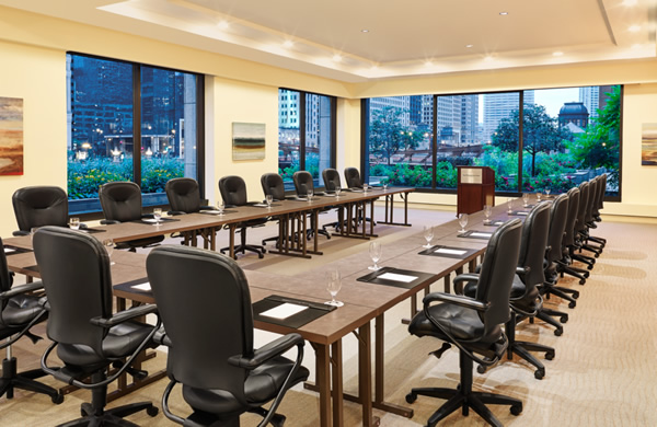 Riverfront meeting room at the Westin